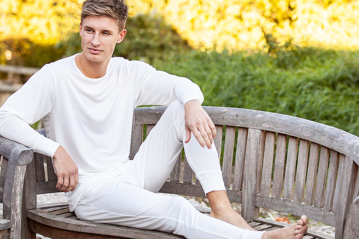 Mens Fashion Silk Jersey Tee