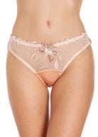 Blush silk briefs
