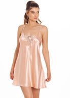 Blush silk chemise