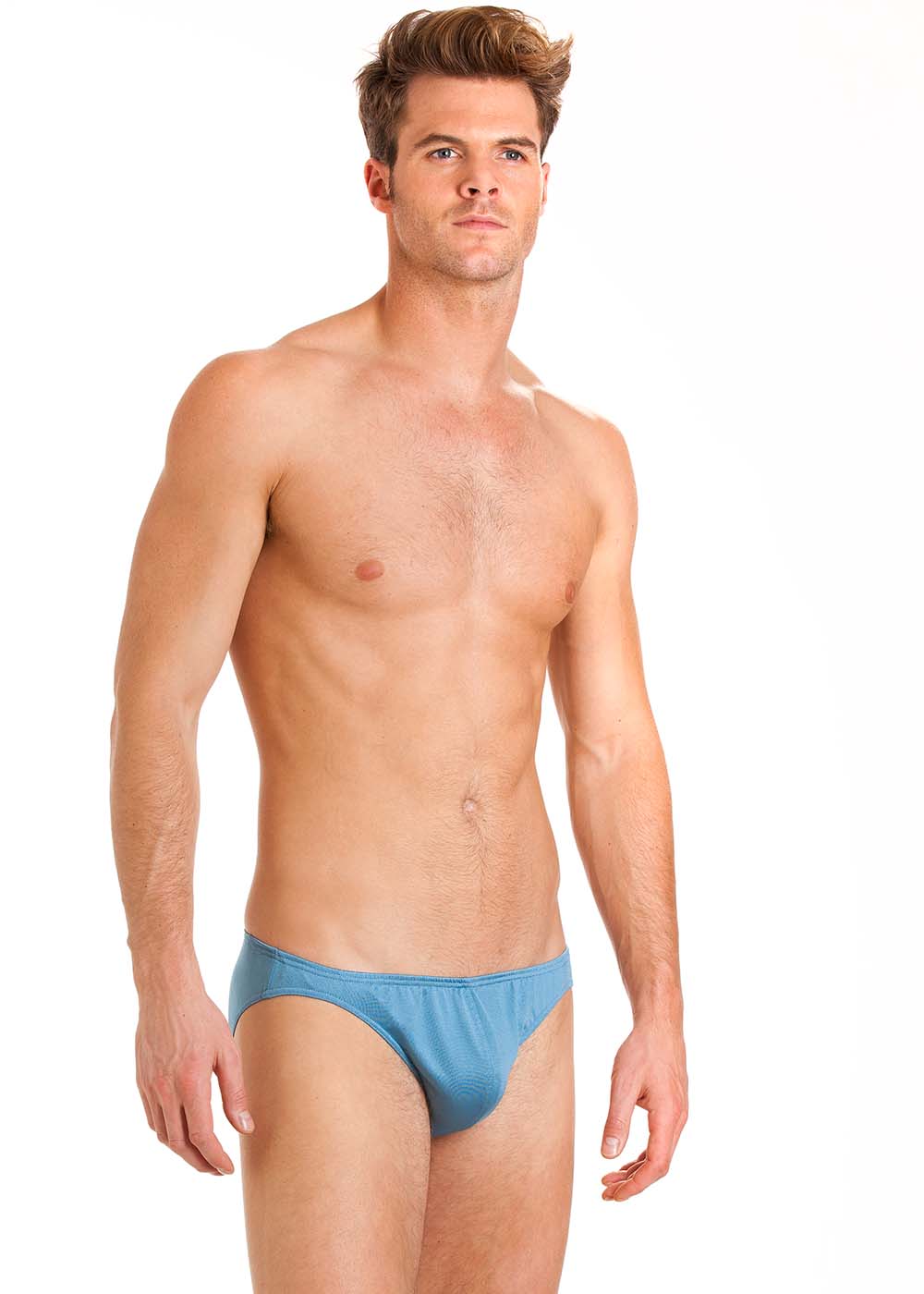 Blue haze silk jersey brief