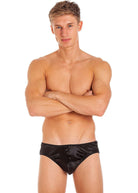 Black silk  brief