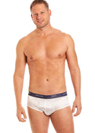 Ivory silk brief