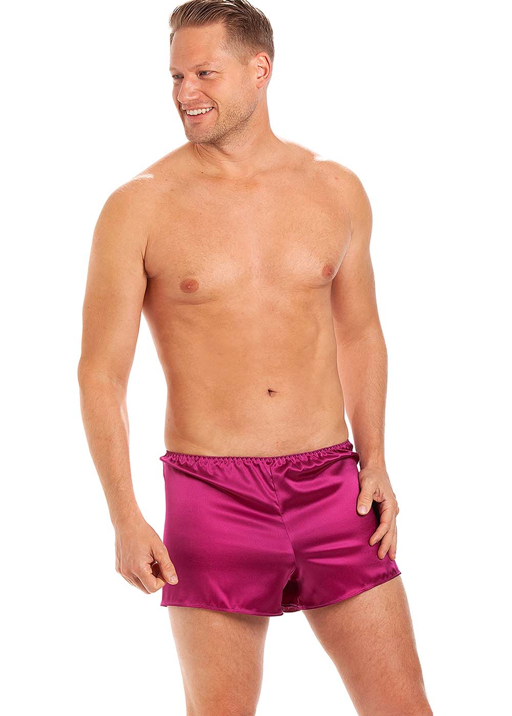 Mulberry stretch silk shorts