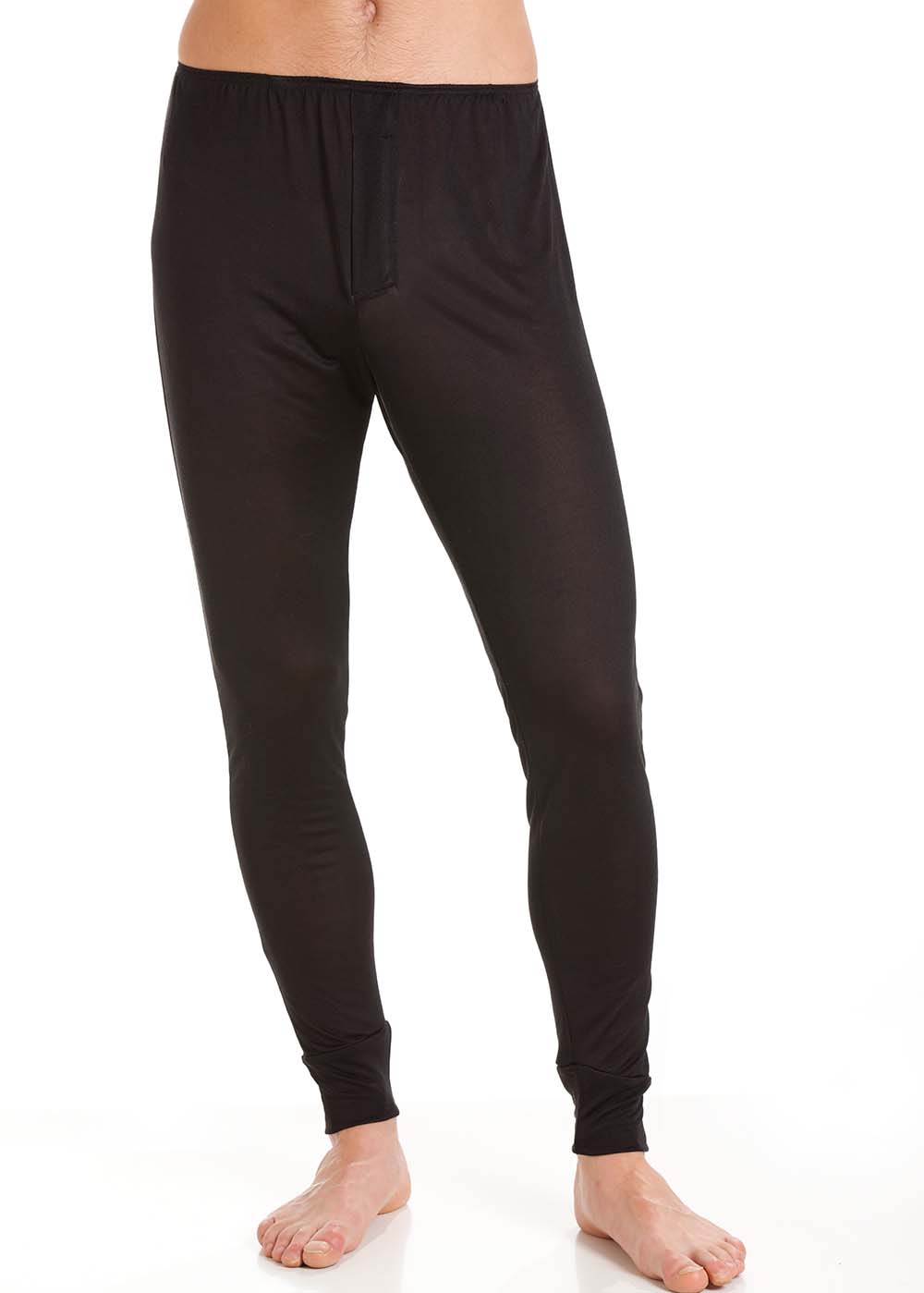 Black silk long johns