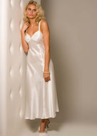 Ivory silk nightdress
