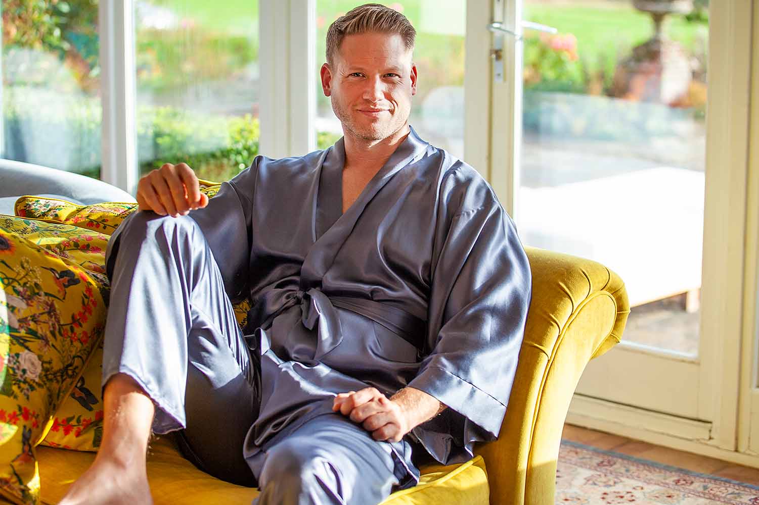 Mens Silk Kimonos