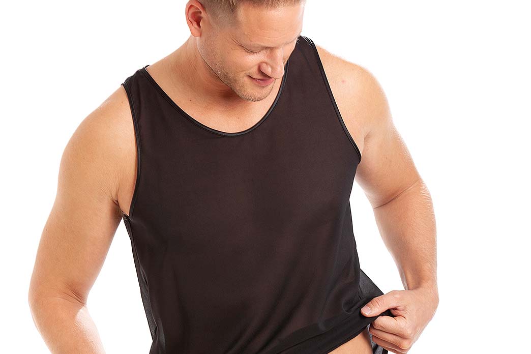 Mens Silk Singlets