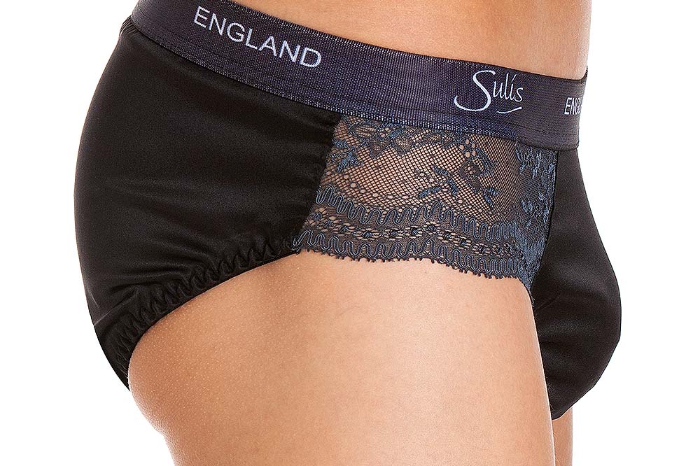 Touch Of Lace Silk Underwear For Men Made In Britain Sulis Silks