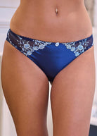 Midnight silk briefs