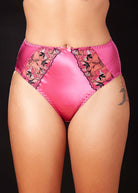 Fuchsia silk briefs