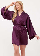 Blackberry Silk Kimono