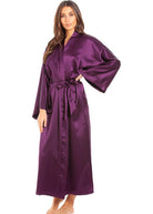 Blackberry silk kimono