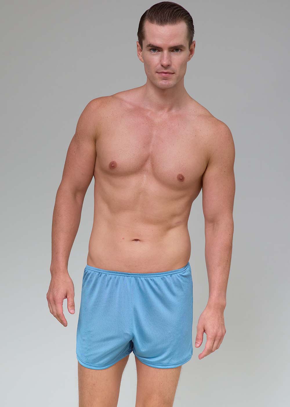 Blue haze silk jersey boxers