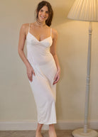 Ivory silk jersey nightdress