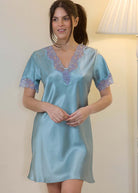 Sage silk nightshirt