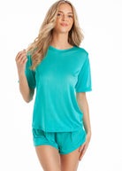 Dragonfly silk jersey T shirt & shorts