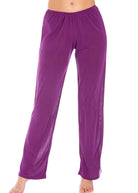 Amethyst silk jersey lounge pants