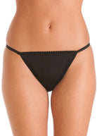 Black silk jersey brief