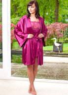 Mulberry silk chemise & kimono