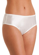 Ivory silk briefs