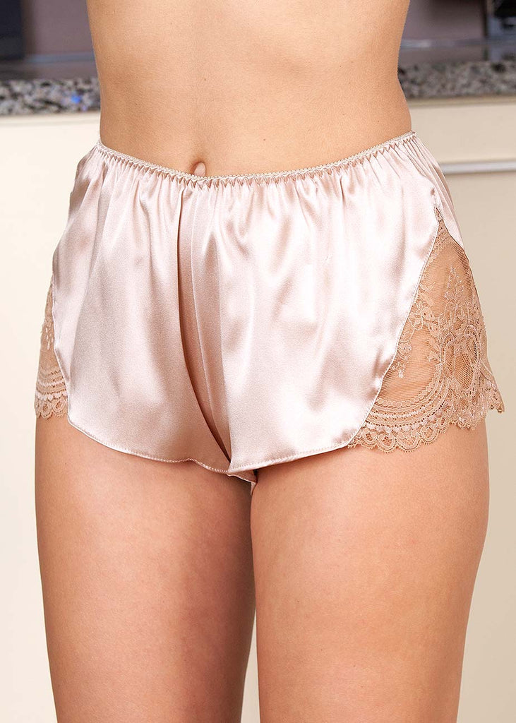 Oyster silk French knickers