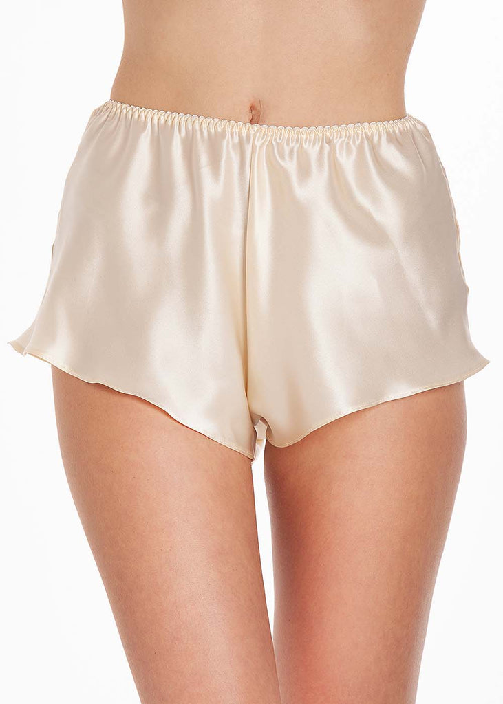 Champagne silk French knickers