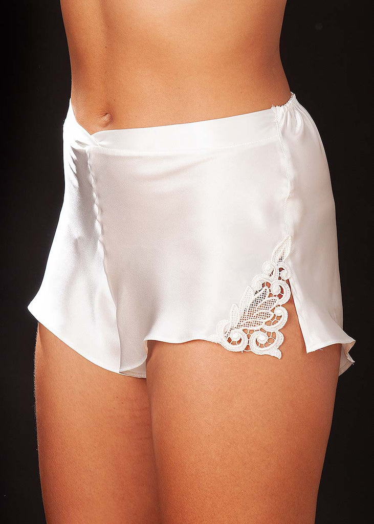 Ivory silk French knickers