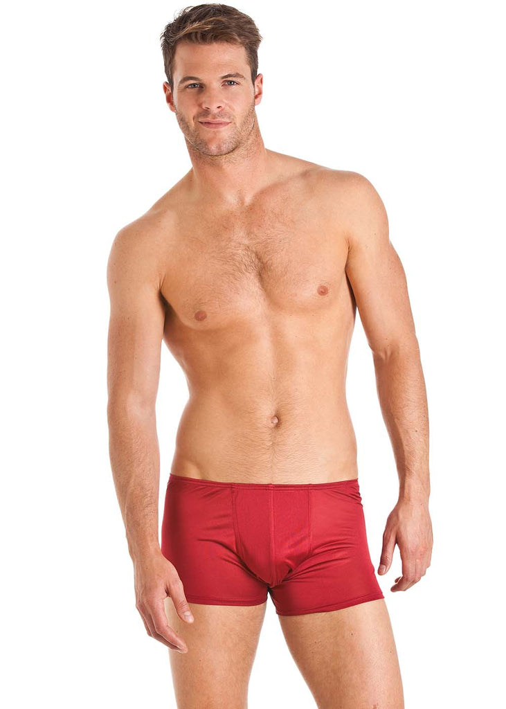 Berry silk jersey boxers