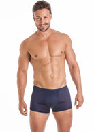 Navy silk jersey boxers