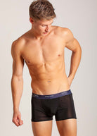 Black silk jersey boxers