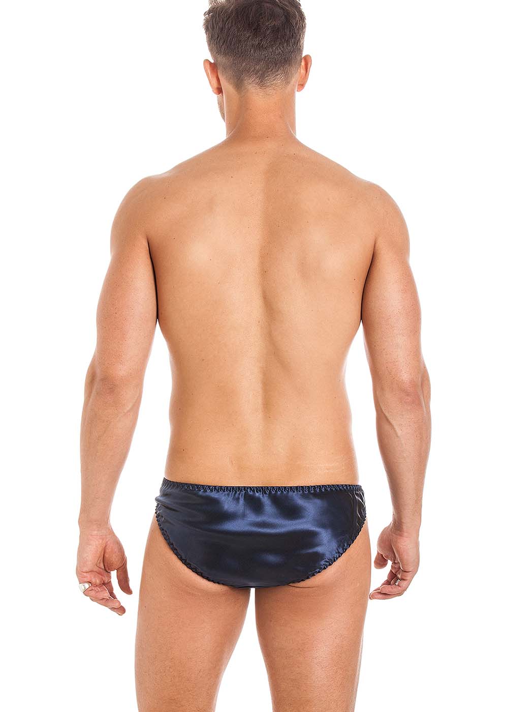 Silk Satin High Leg Brief For Men Made In England Sulis Silks