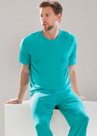 Dragonfly silk jersey T shirt & lounge pants