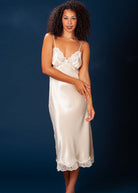 Champagne silk nightdress