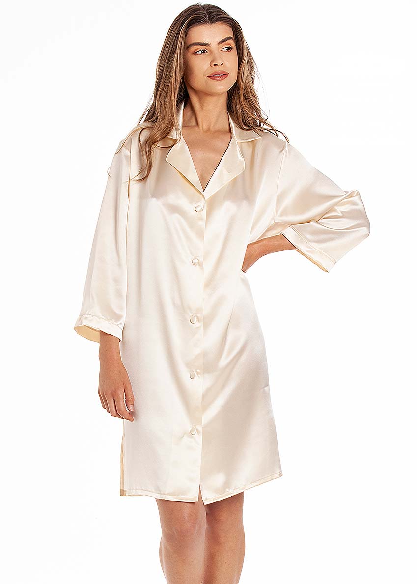 Silk best sale nightshirts ladies