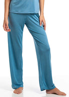 Blue haze silk jersey lounge pants