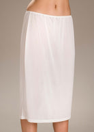 Ivory silk jersey waist slip